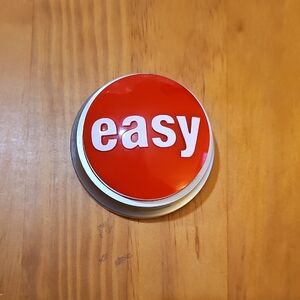 Vintage Staples Red Easy Button